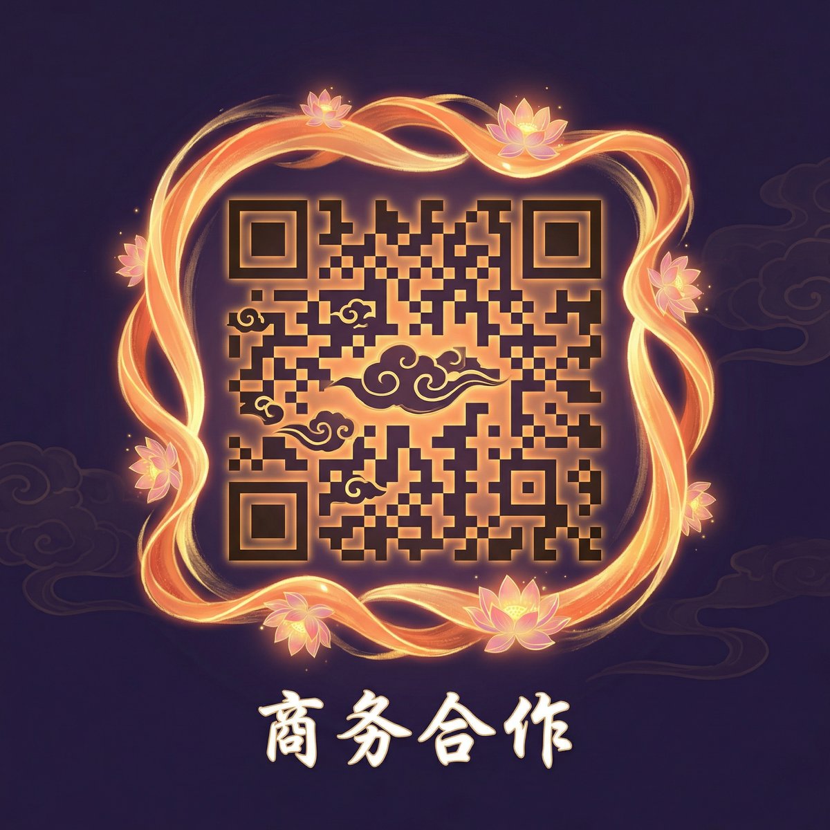 蜜桃商务合作二维码